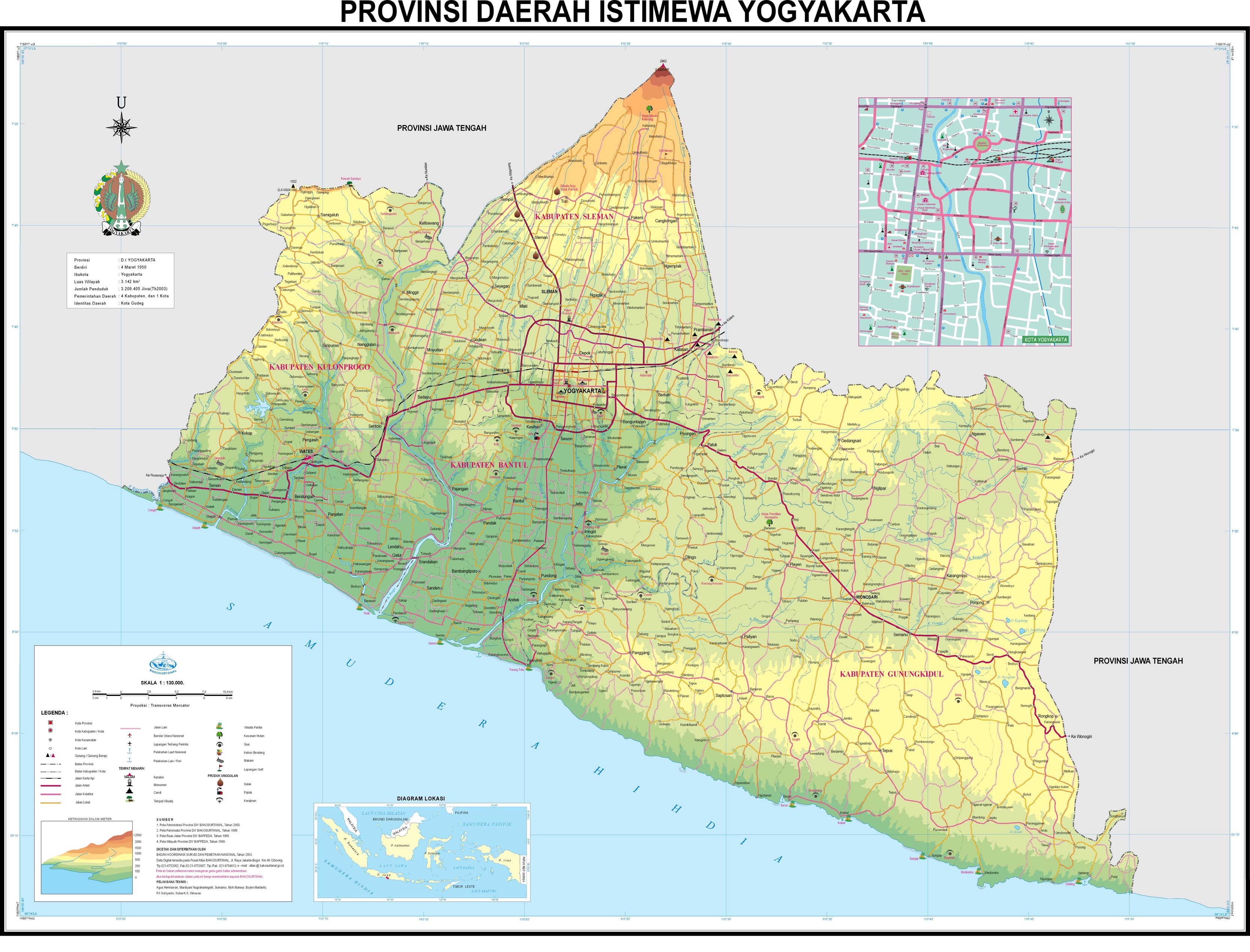 Peta Yogyakarta