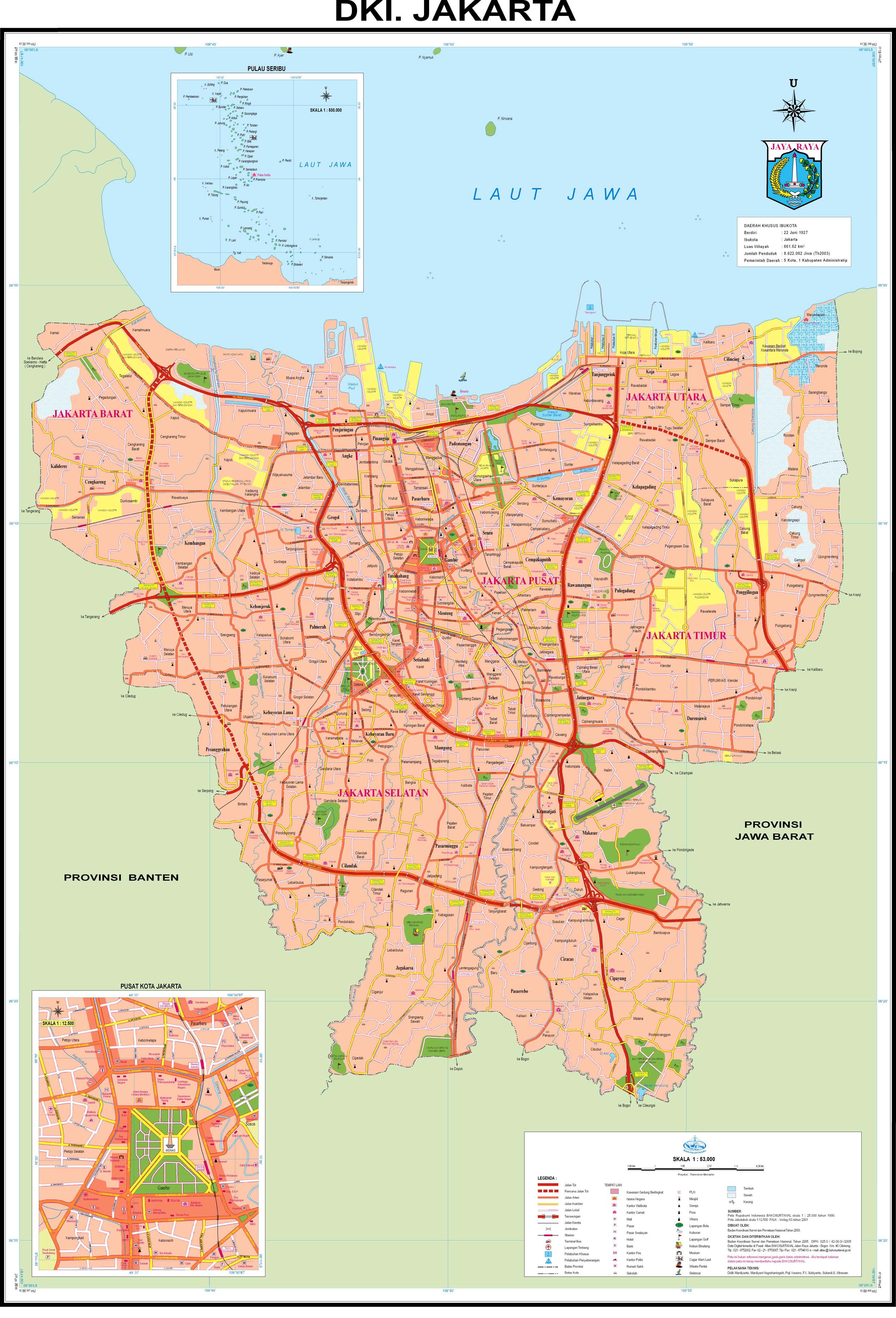 Peta DKI Jakarta Saripediacom