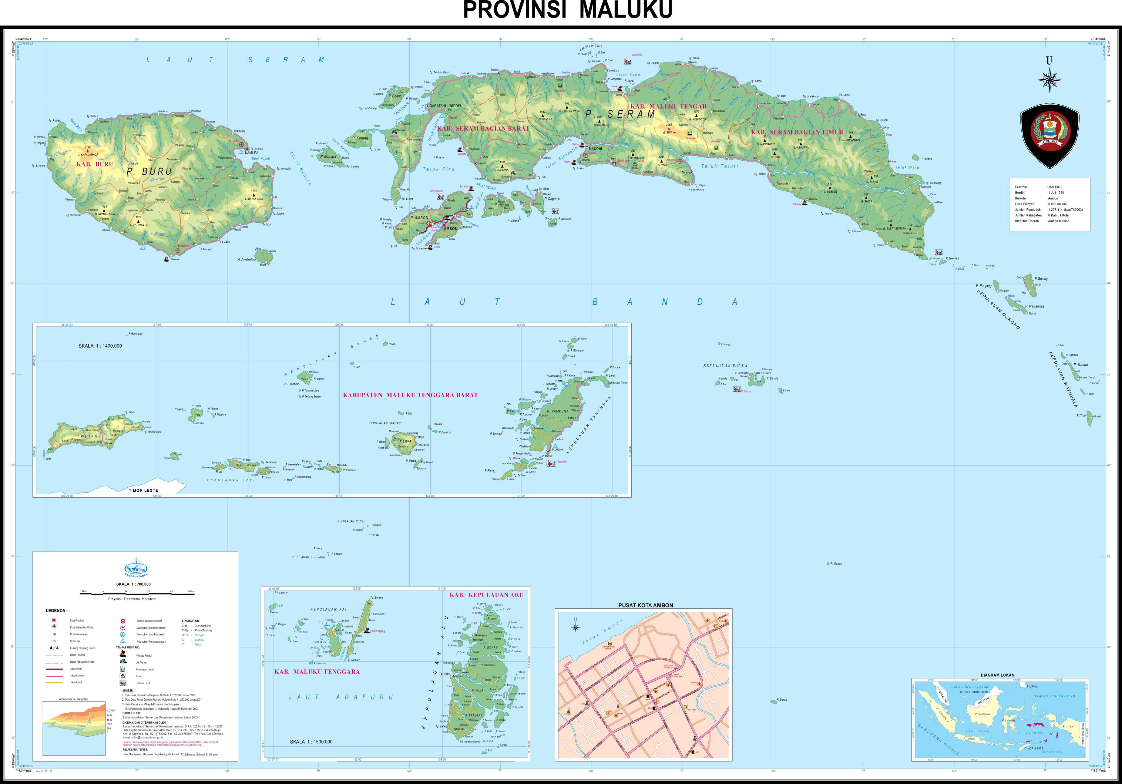 Peta Maluku Saripediacom